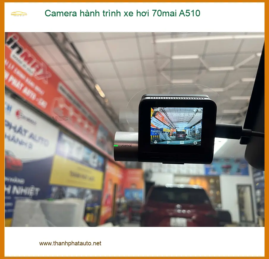 Anh Minh lắp Camera hành trình 70mai A510 cho Hyundai Creta tại Quận 6 ảnh thực tế 2