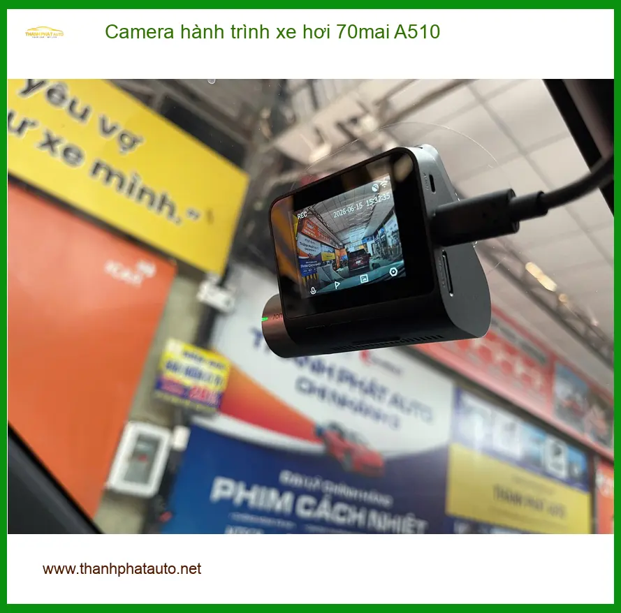 Anh Minh lắp Camera hành trình 70mai A510 cho Hyundai Creta tại Quận 6 ảnh thực tế 4
