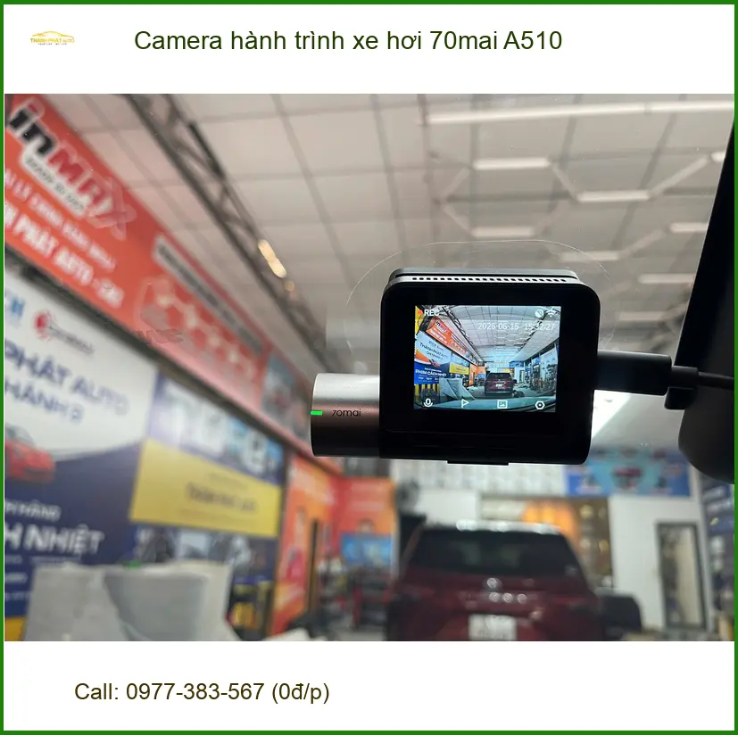 Anh Trọng lắp Camera hành trình 70mai A510 cho Ford Everest tại Quận 2 ảnh thực tế 3