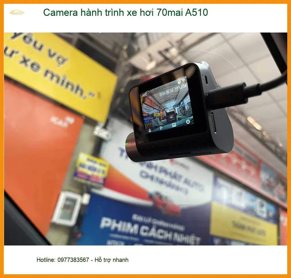 Anh Trọng lắp Camera hành trình 70mai A510 cho Ford Everest tại Quận 2 ảnh thực tế 4