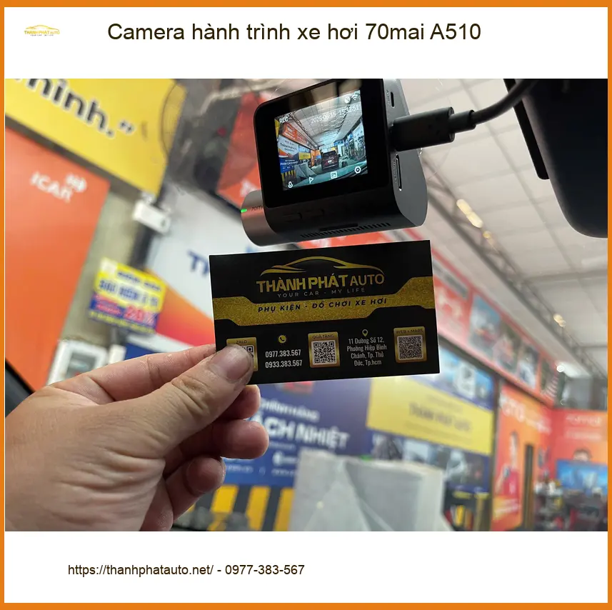 Anh Trọng lắp Camera hành trình 70mai A510 cho Ford Everest tại Quận 2 ảnh thực tế 5