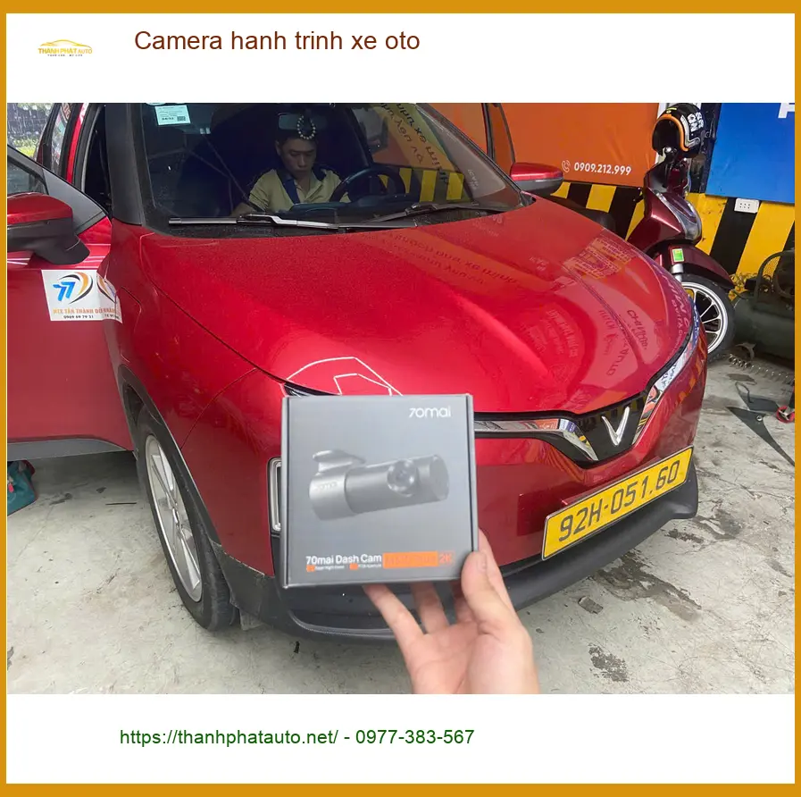 Anh Lâm lắp camera hành trình xe ô tô Kia K3 tại Quận Thủ Đức