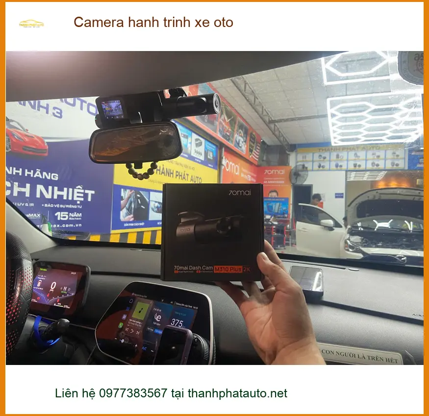 Chị Thùy lắp camera hành trình Hyundai Kona uy tín tại Quận 2 ảnh thực tế 3