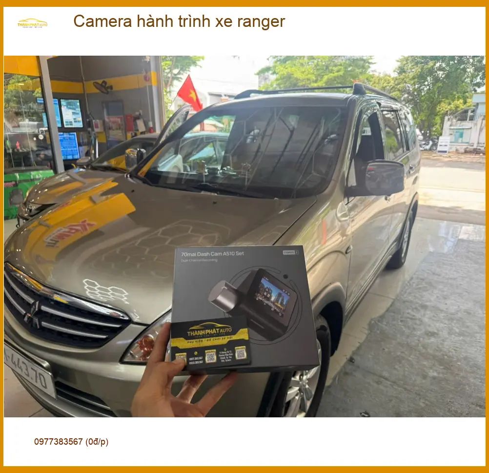 Chú Dũng lắp camera hành trình Ford Ranger tại Hóc Môn an toàn hơn ảnh thực tế 2