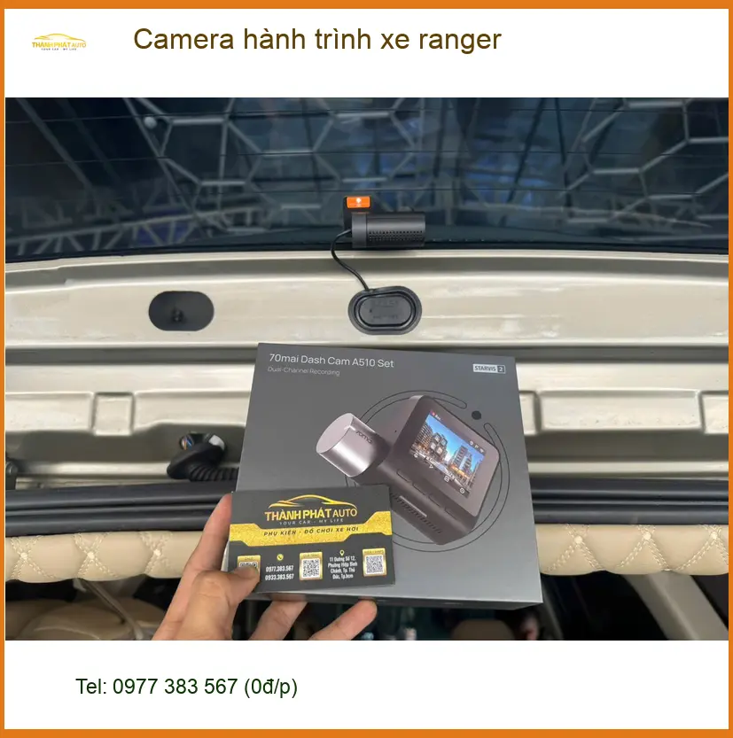 Chú Dũng lắp camera hành trình Ford Ranger tại Hóc Môn an toàn hơn ảnh thực tế 4