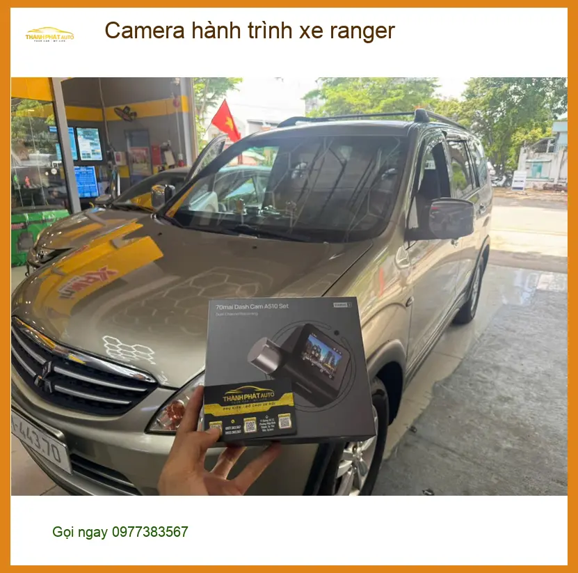 Bác Cường nâng cấp Camera hành trình Ford Ranger tại Quận 5, bảo hành rõ ràng.