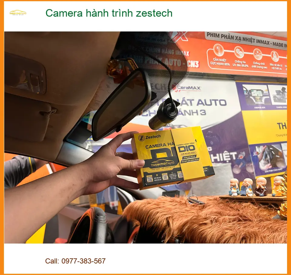 Anh Hùng lắp Camera hành trình Zestech cho Ford Ranger tại Quận Bình Tân