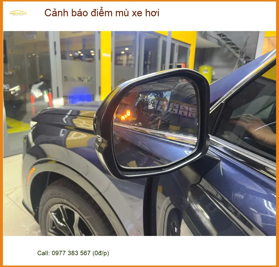 Anh Duy lắp cảnh báo điểm mù xe Honda CRV tại Quận 3 để an tâm hơn khi chuyển làn ảnh thực tế 4