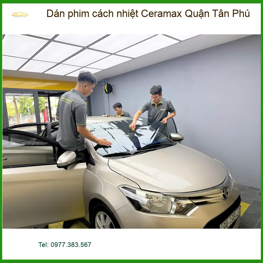Nơi Dán Phim Cách Nhiệt Ô Tô phim cách nhiệt Ceramax Quận Tân Phú - Giá Tốt TPHCM ảnh thực tế 2