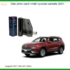 Dán Phim Cách Nhiệt Hyundai Santafe 2021 - Địa Chỉ Lắp Đặt Uy Tín TPHCM