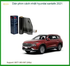 Dán Phim Cách Nhiệt Hyundai Santafe 2021 - Địa Chỉ Lắp Đặt Uy Tín TPHCM