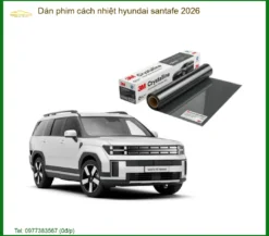 Dán Phim Cách Nhiệt Hyundai Santafe 2026 - Trung Tâm Thi Công Chính Hãng TPHCM