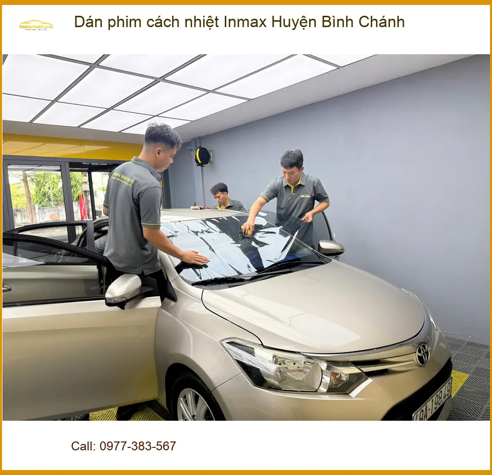 Địa Chỉ Dán Phim Cách Nhiệt Ô Tô phim cách nhiệt Inmax Huyện Bình Chánh - Giá Tốt TPHCM ảnh thực tế 3