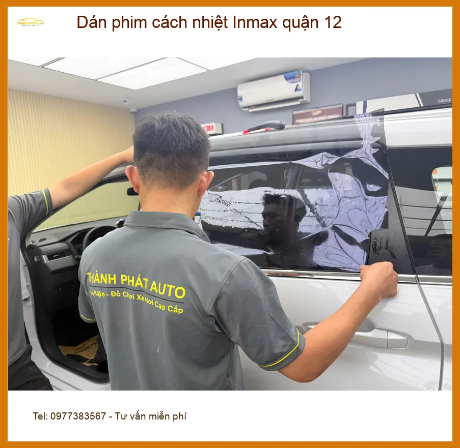 Nơi Dán Phim Cách Nhiệt Ô Tô phim cách nhiệt Inmax quận 12 - Giá Tốt TPHCM ảnh thực tế 2