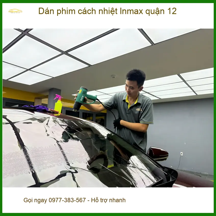 Nơi Dán Phim Cách Nhiệt Ô Tô phim cách nhiệt Inmax quận 12 - Giá Tốt TPHCM ảnh thực tế 3