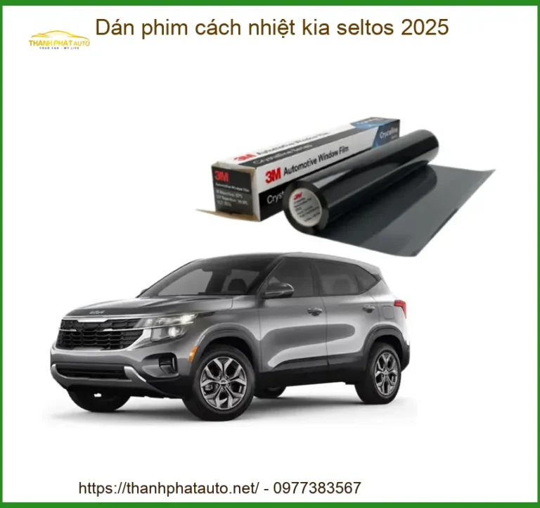 Dán Phim Cách Nhiệt Kia Seltos 2025 - Địa Chỉ Lắp Đặt Uy Tín TPHCM