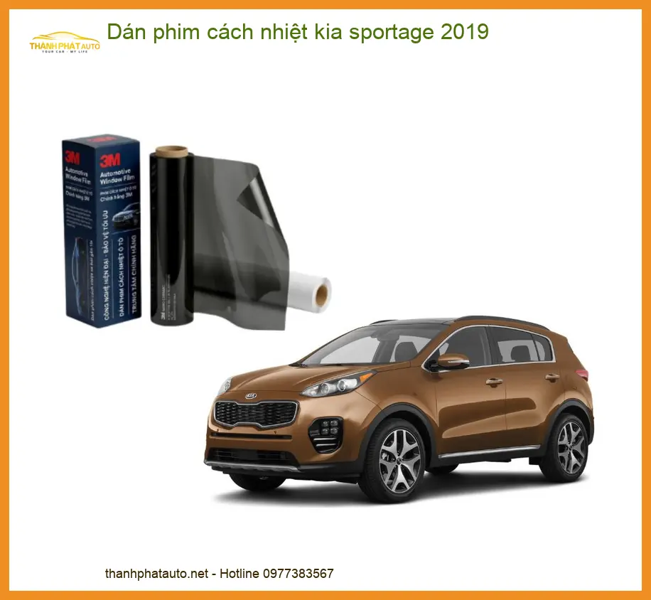 Dán Phim Cách Nhiệt Kia Sportage 2019 - Địa Chỉ Lắp Đặt Uy Tín TPHCM