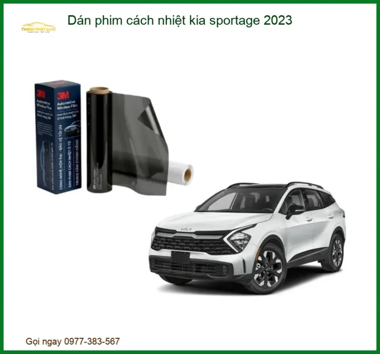 Dán Phim Cách Nhiệt Kia Sportage 2023 - Địa Chỉ Lắp Đặt Uy Tín TPHCM