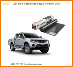 Dán Phim Cách Nhiệt Mitsubishi Triton 2013 - Trung Tâm Lắp Đặt Uy Tín TPHCM