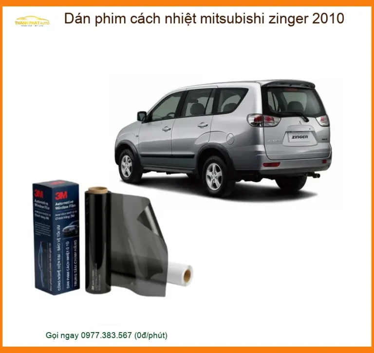 Dán Phim Cách Nhiệt Mitsubishi Zinger 2010 - Địa Chỉ Lắp Đặt Uy Tín TPHCM