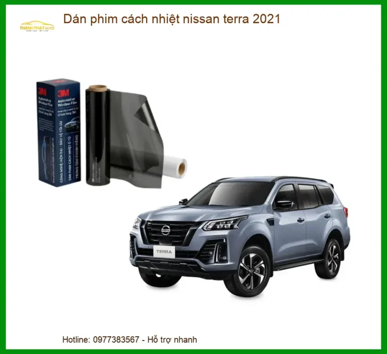 Dán Phim Cách Nhiệt Nissan Terra 2021 - Trung Tâm Lắp Đặt Uy Tín TPHCM
