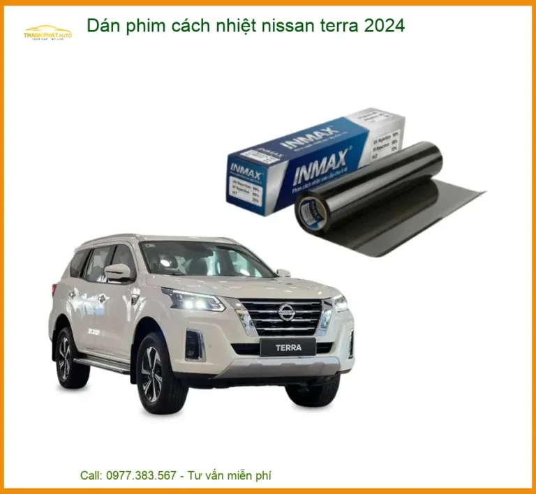 Dán Phim Cách Nhiệt Nissan Terra 2024 - Trung Tâm Lắp Đặt Uy Tín TPHCM
