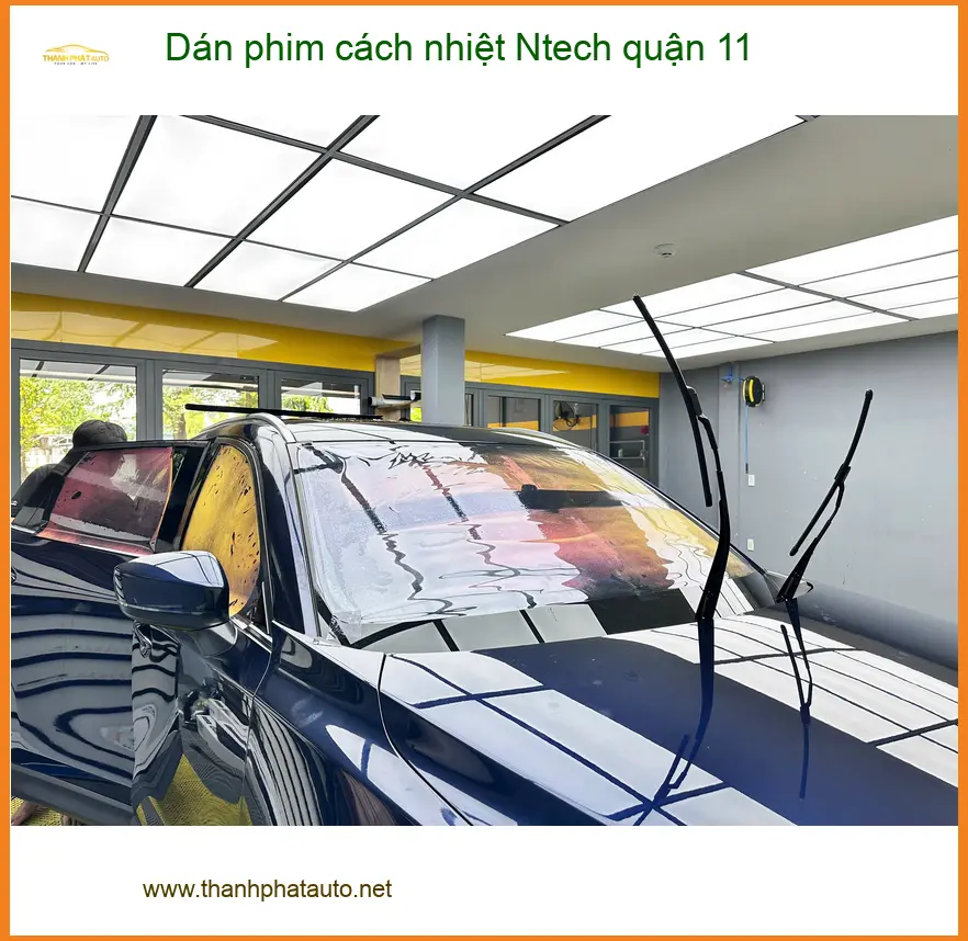Trung Tâm Dán Phim Cách Nhiệt Ô Tô phim cách nhiệt Ntech quận 11 - Lắp Đặt Uy Tín TPHCM ảnh thực tế 2