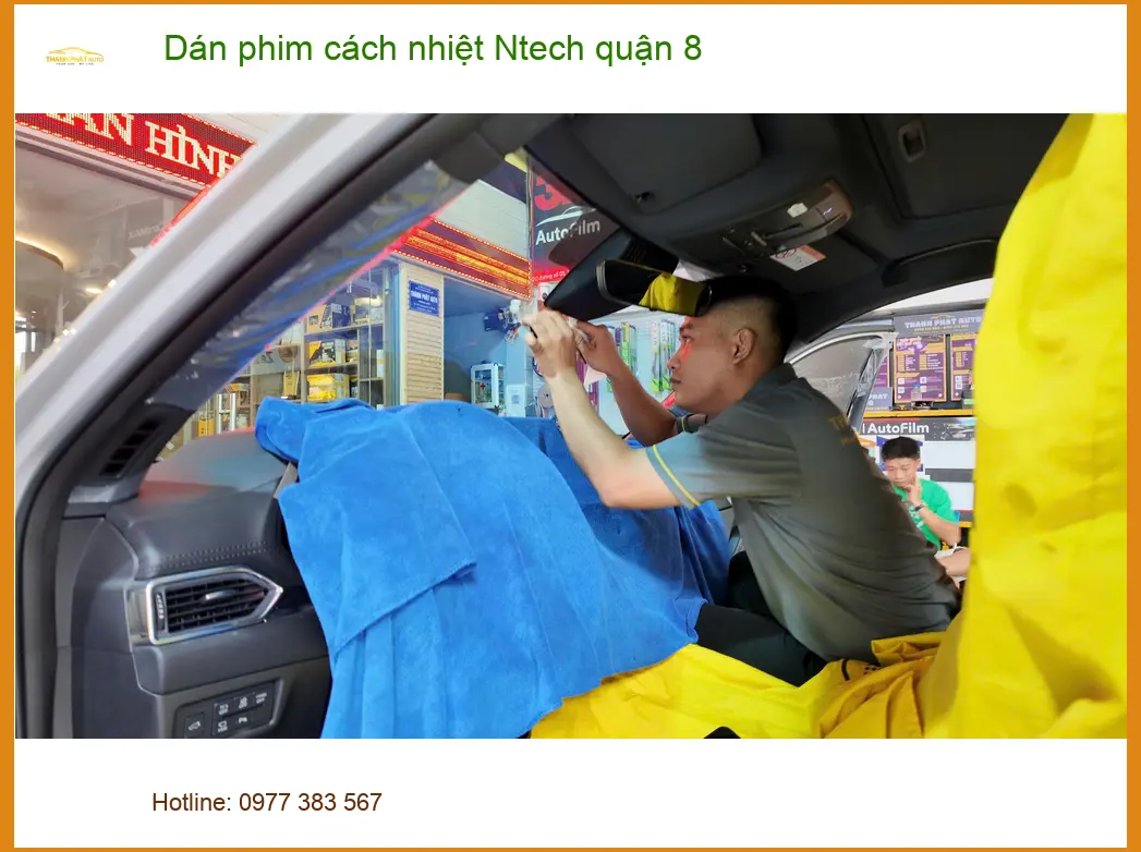 Nơi Dán Phim Cách Nhiệt Ô Tô phim cách nhiệt Ntech quận 8 - Giá Tốt TPHCM