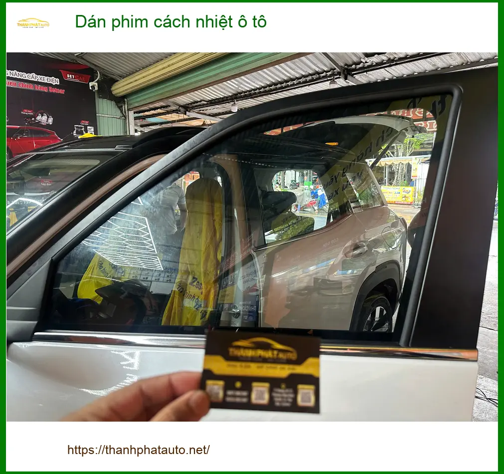 Chị Thảo dán phim cách nhiệt ô tô Hyundai Creta chống nóng hiệu quả tại Cần Giờ ảnh thực tế 5
