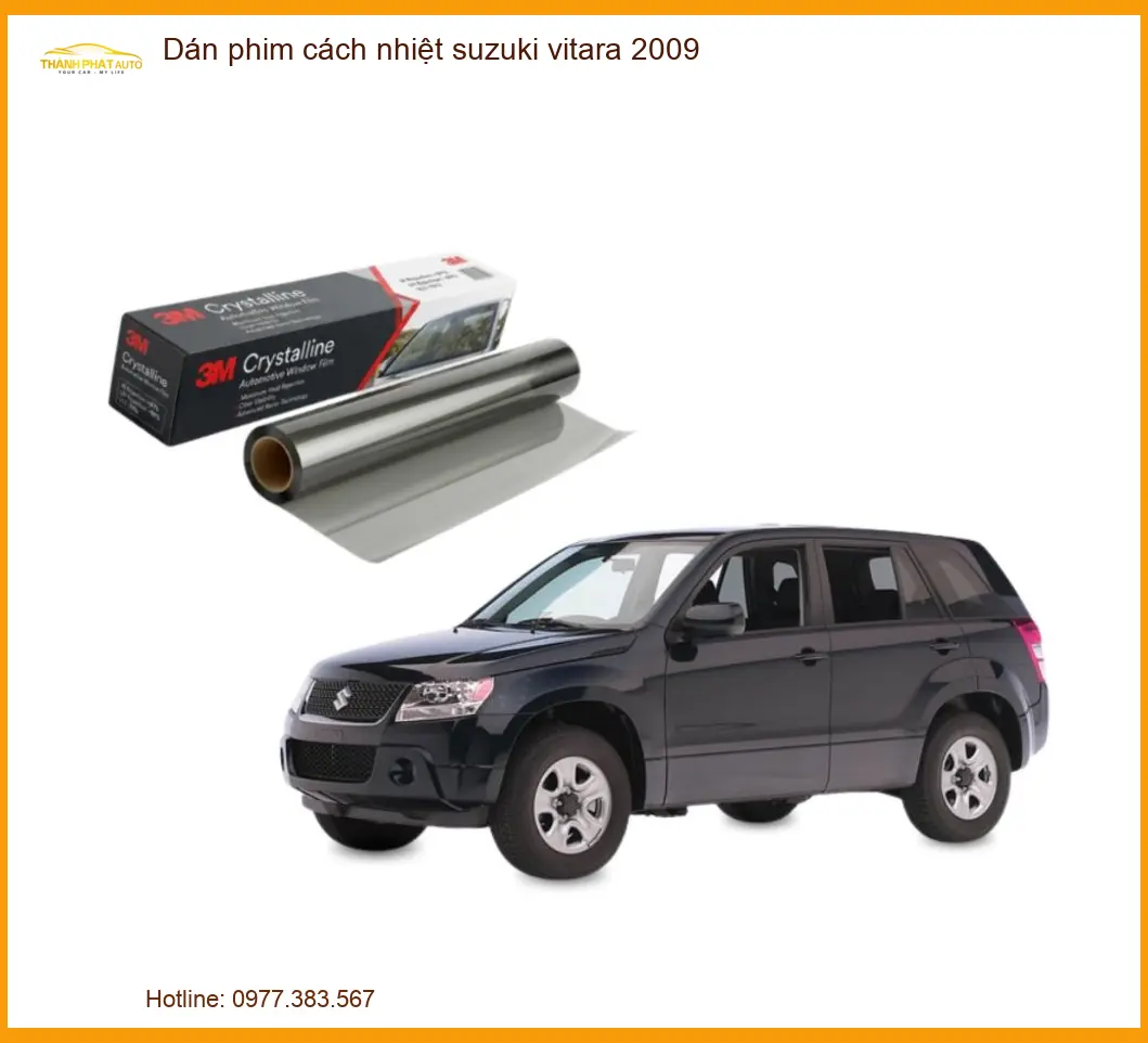Dán Phim Cách Nhiệt Suzuki Vitara 2009 - Địa Chỉ Lắp Đặt Uy Tín TPHCM