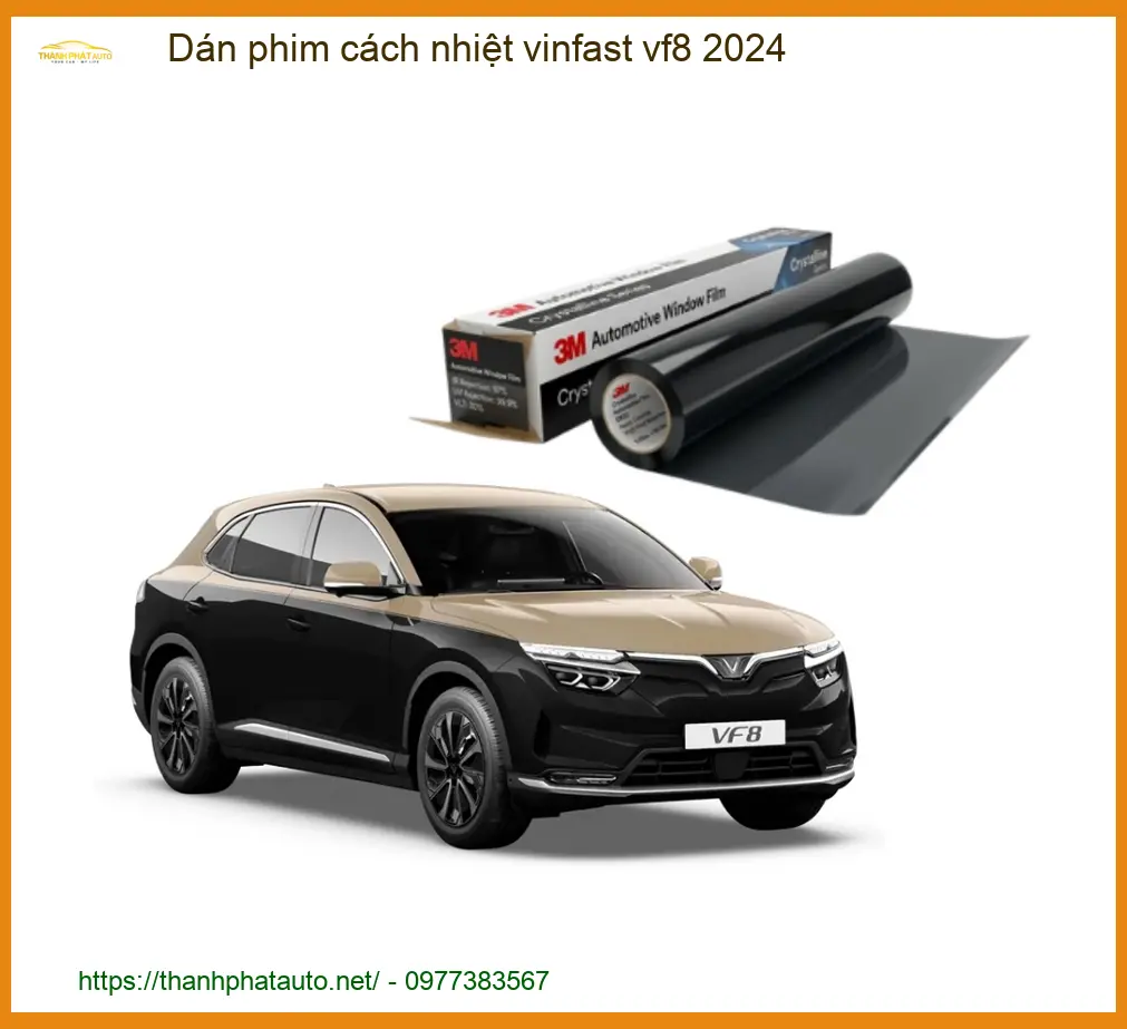 Dán Phim Cách Nhiệt VinFast VF8 2024 - Trung Tâm Thi Công Chính Hãng TPHCM