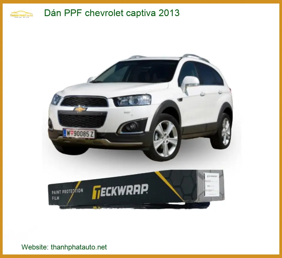 Dán Phim PPF Bảo Vệ Sơn Chevrolet Captiva 2013 - Nơi Gắn Chính Hãng TPHCM