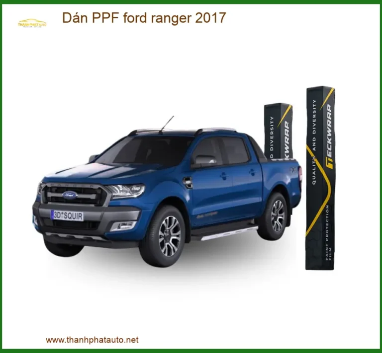 Dán PPF Ford Ranger 2017 - Trung Tâm Thi Công Dán PPF Chính Hãng TPHCM