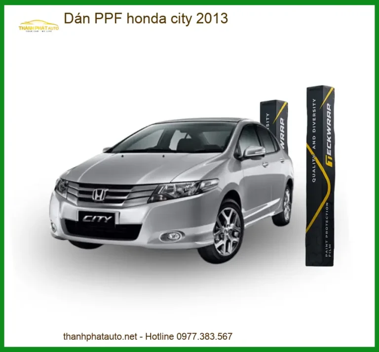 Dán Phim PPF Bảo Vệ Sơn Honda City 2013 - Địa Chỉ Lắp Đặt Chính Hãng TPHCM