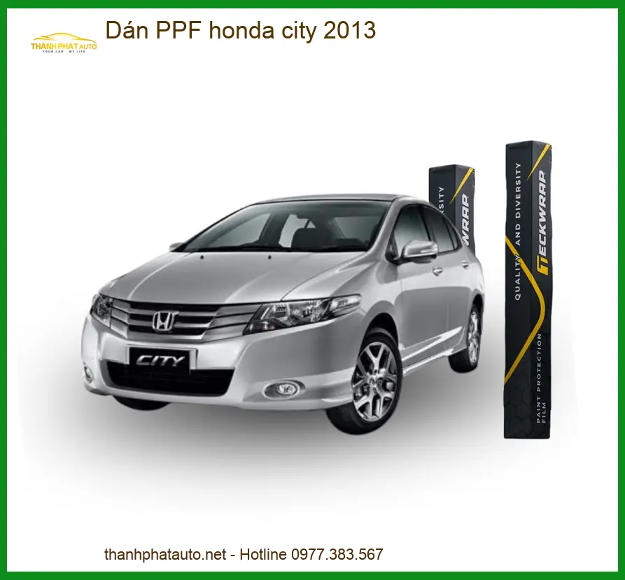 Dán Phim PPF Bảo Vệ Sơn Honda City 2013 - Địa Chỉ Lắp Đặt Chính Hãng TPHCM