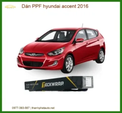 Dán Phim PPF Bảo Vệ Sơn Hyundai Accent 2016 - Nơi Lắp Đặt Uy Tín TPHCM