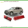 Dán PPF Bảo Vệ Sơn Hyundai Santa Fe 2011 - Địa Chỉ Lắp Đặt Uy Tín TPHCM