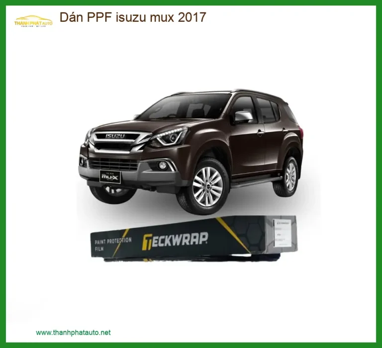 Dán PPF Isuzu Mu-X 2017 - Trung Tâm Lắp Đặt Uy Tín TPHCM