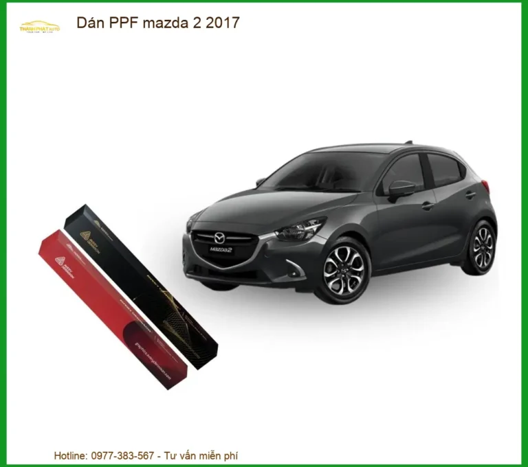 Dán PPF Bảo Vệ Sơn Chống Xước Mazda 2 2017 - Địa Chỉ Lắp Đặt Uy Tín TPHCM