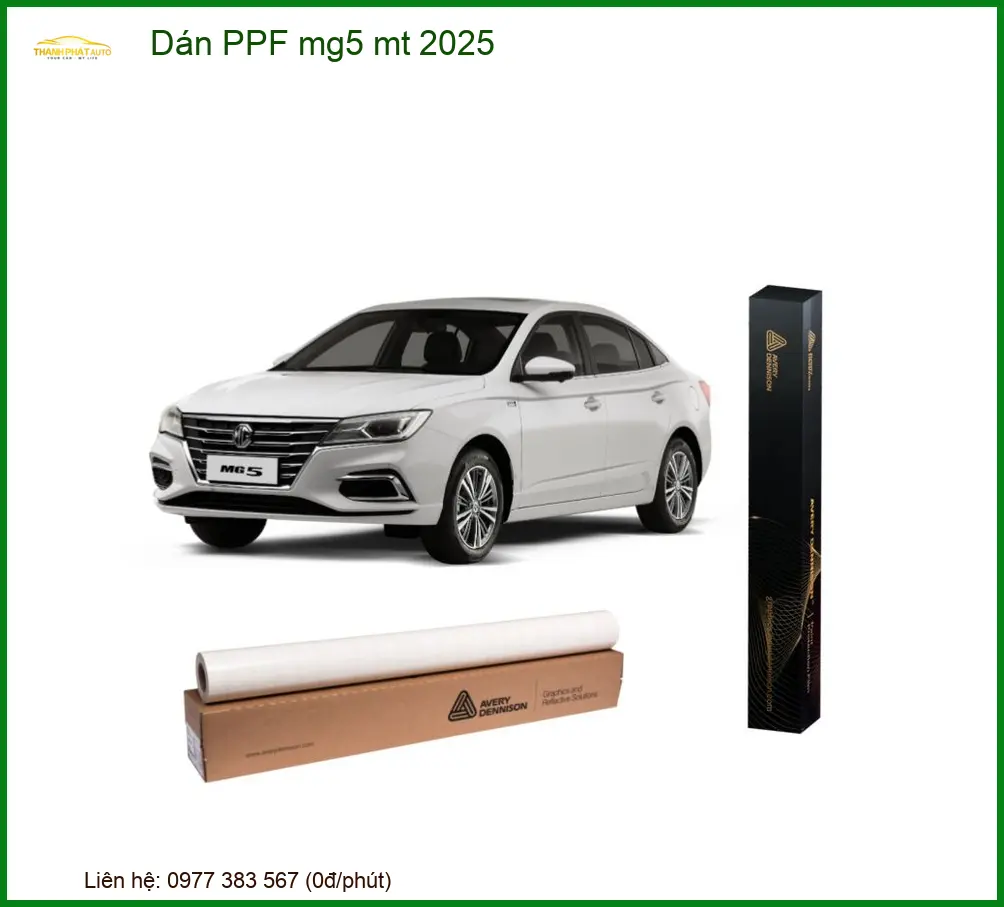 Dán Phim PPF Bảo Vệ Sơn Xe MG5 MT 2025 - Trung Tâm Thi Công Uy Tín TPHCM