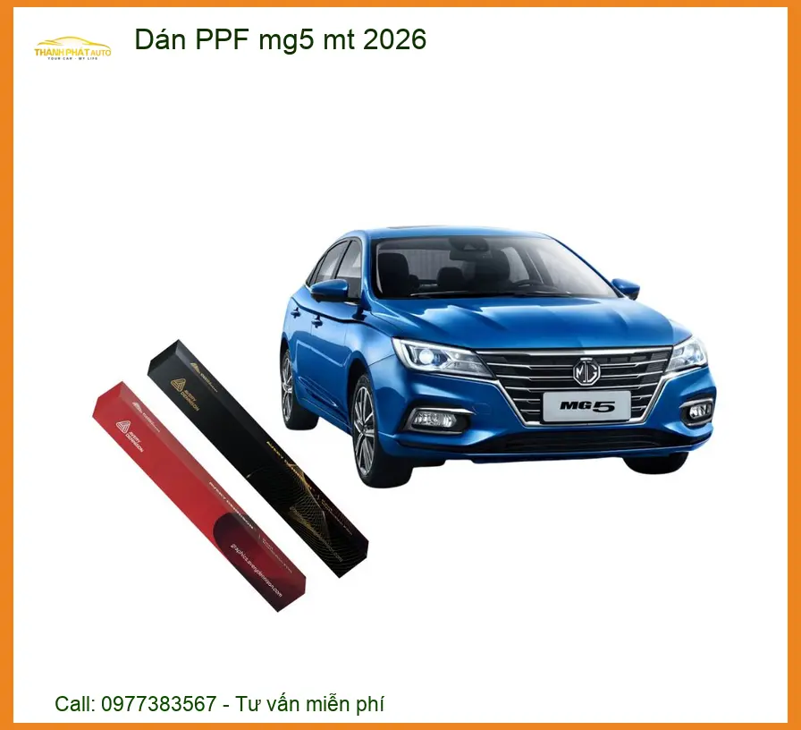 Dán PPF MG5 2026 - Địa Chỉ Thi Công Uy Tín TPHCM
