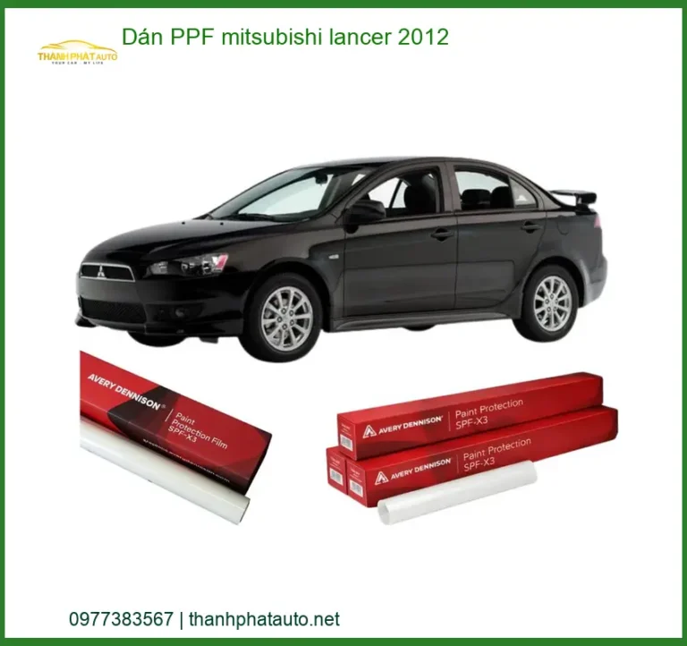 Dán PPF Mitsubishi Lancer 2012 - Địa Chỉ Lắp Đặt Uy Tín Nhất TPHCM