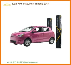 Dán PPF Bảo Vệ Sơn Mitsubishi Mirage 2014 - Địa Chỉ Thi Công Uy Tín TPHCM