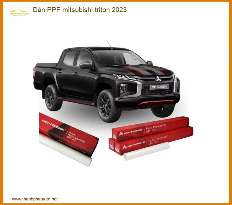 Dán PPF Mitsubishi Triton 2023 - Trung Tâm Nâng Cấp Chính Hãng TPHCM