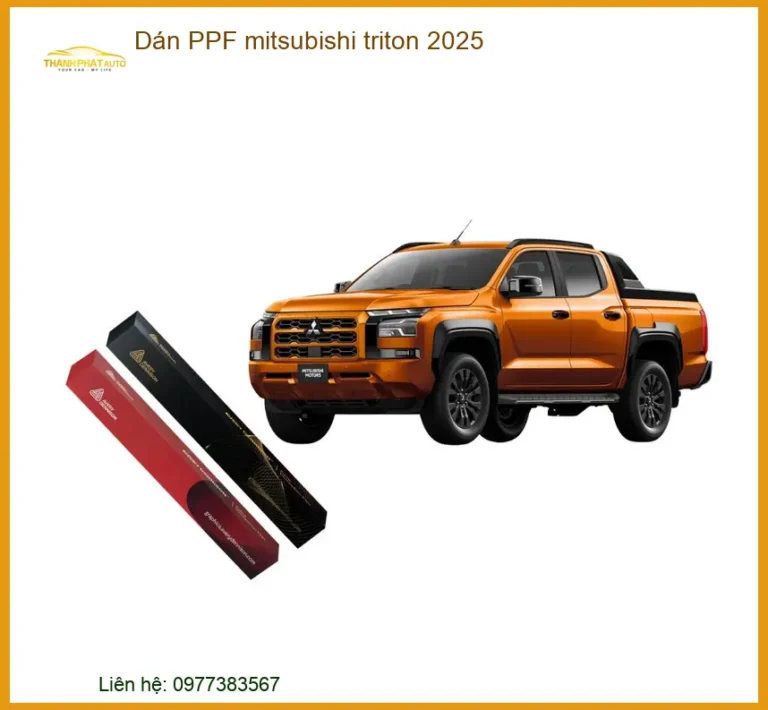Dán PPF Mitsubishi Triton 2025 - Trung Tâm Lắp Đặt Uy Tín Giá Tốt TPHCM
