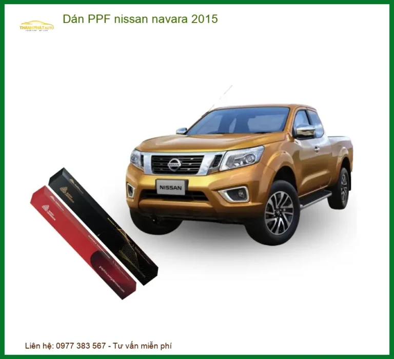 Dán PPF Chống Trầy Nissan Navara 2015 - Địa Chỉ Lắp Đặt Uy Tín TPHCM