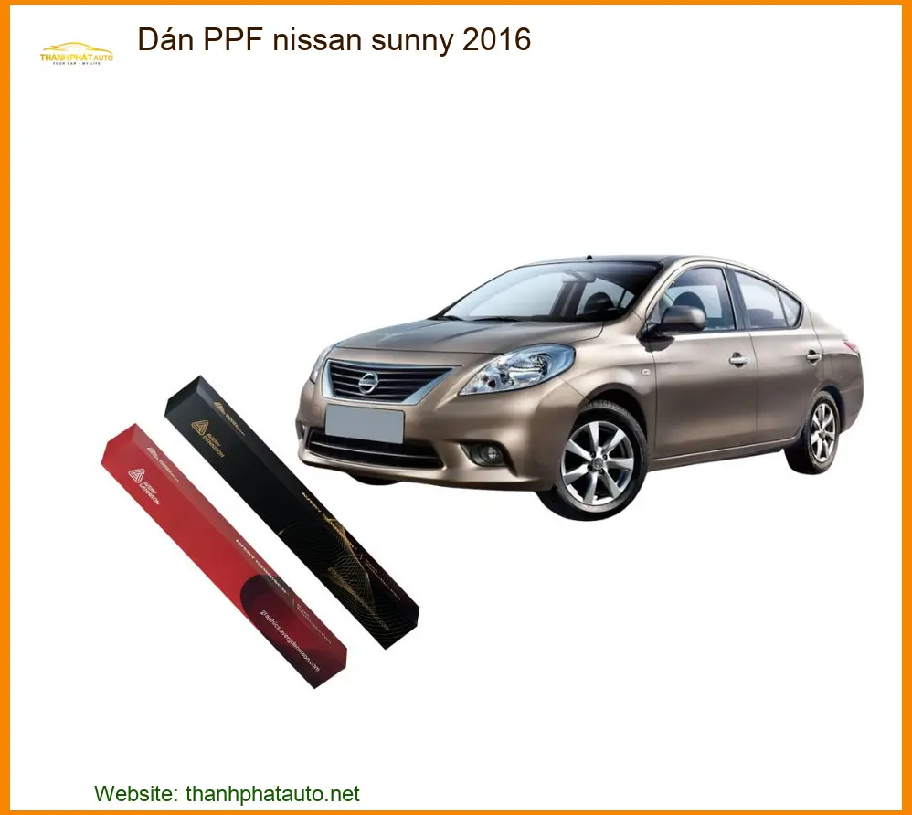 Dán PPF Bảo Vệ Sơn Nissan Sunny 2016 - Địa Chỉ Lắp Đặt Uy Tín TPHCM