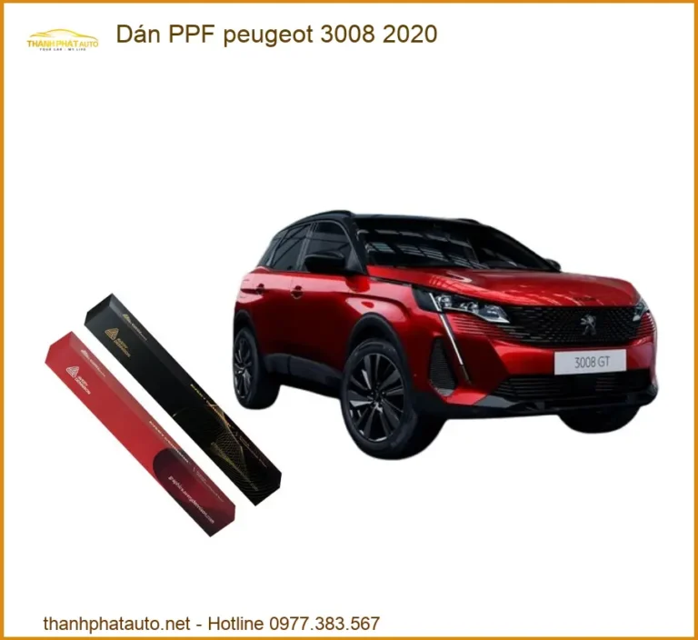 Dán PPF Peugeot 3008 2020 - Địa Chỉ Lắp Đặt Chính Hãng TPHCM