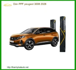 Dán Phim Bảo Vệ Sơn PPF Peugeot 3008 2026 - Địa Chỉ Thi Công Uy Tín TPHCM