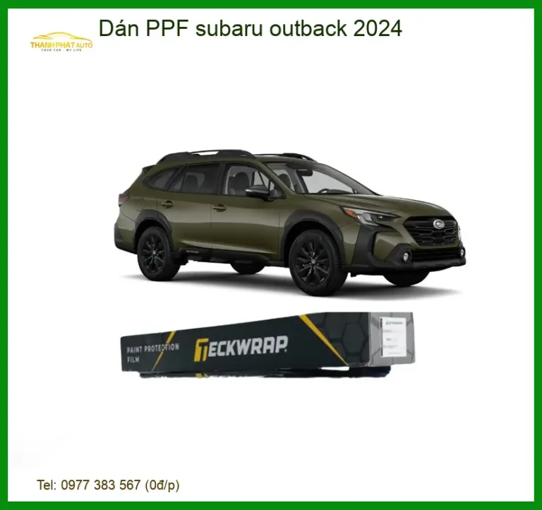Dán Phim PPF Bảo Vệ Sơn Subaru Outback 2024 - Trung Tâm Thi Công Chính Hãng TPHCM